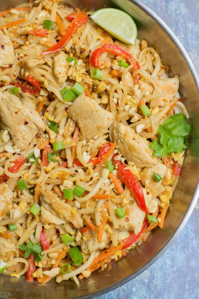 Healthy Chicken Pad Thai Recipe
 Healthy Chicken Pad Thai The Clean Eating Couple
