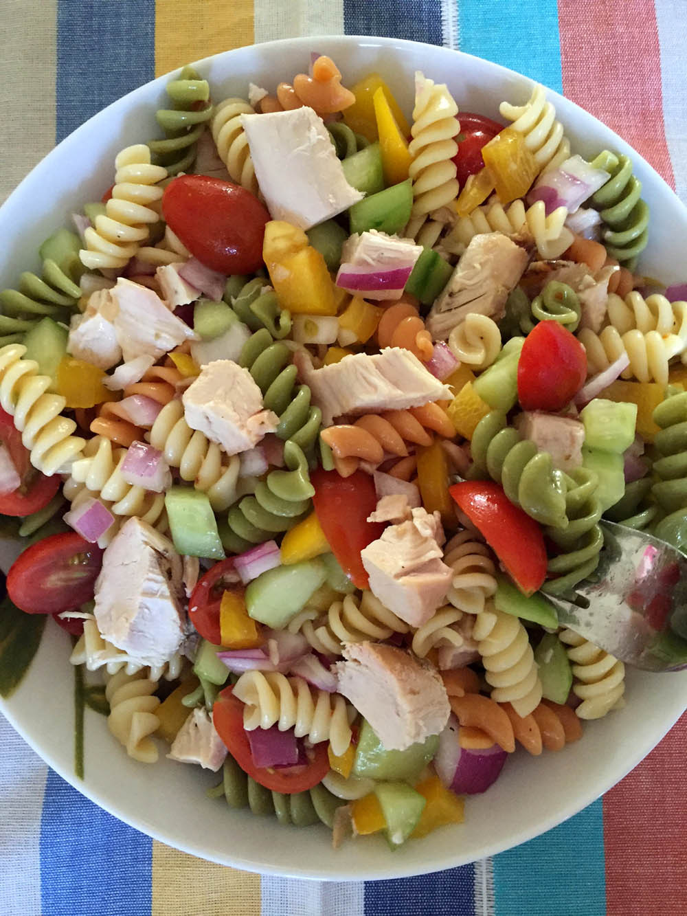 Healthy Chicken Pasta Salad
 Easy Chicken Pasta Salad – Healthy Main Dish Pasta Salad