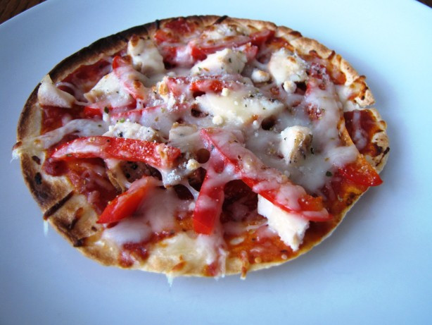 Healthy Chicken Pizza
 Healthy Tortilla Chicken Pizza Recipe Food