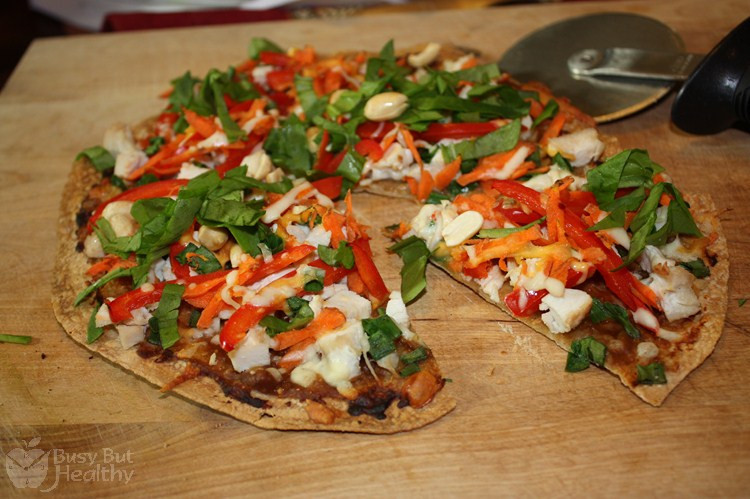 Healthy Chicken Pizza
 Thai Chicken Pizza Busy But Healthy