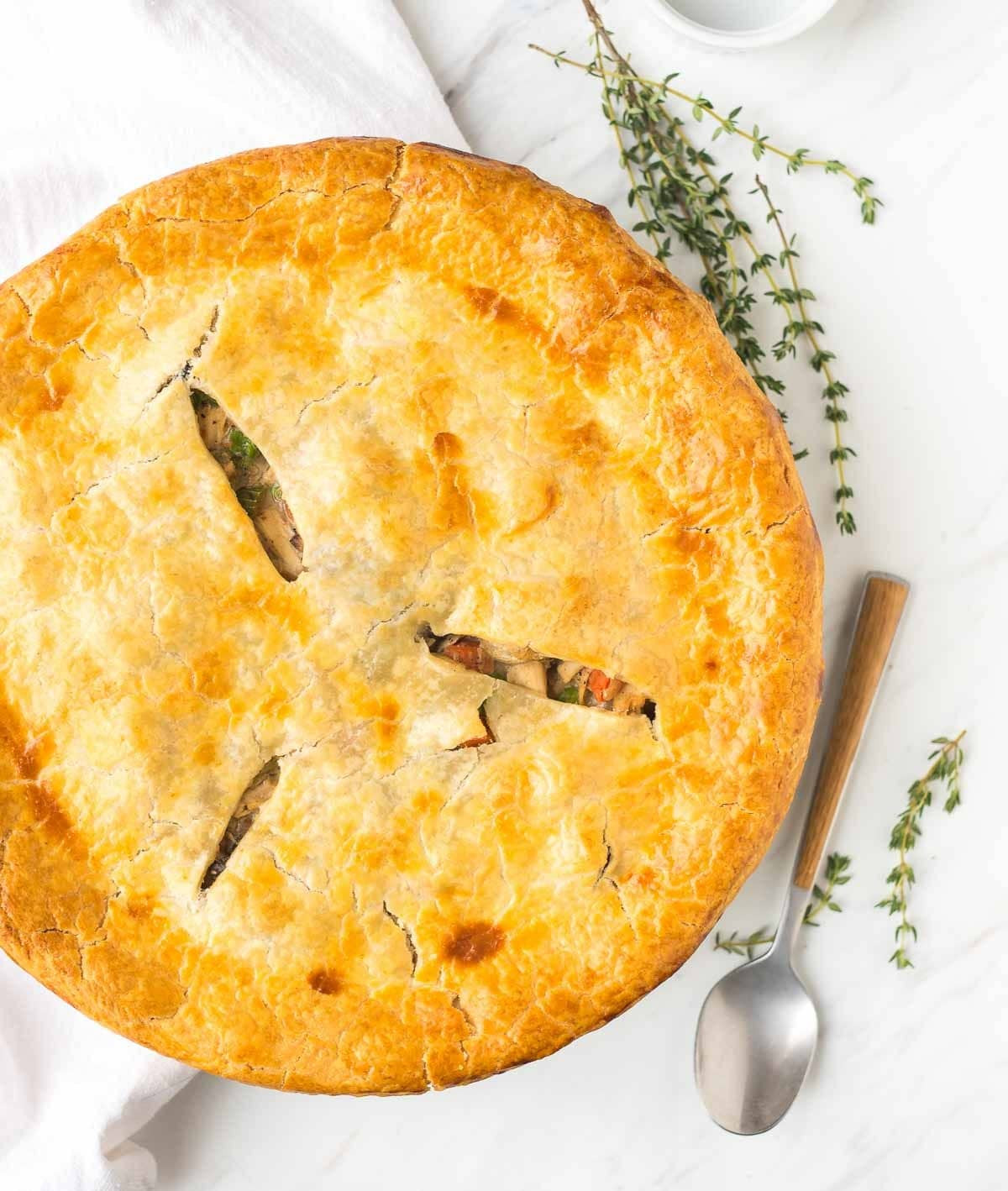 Healthy Chicken Pot Pie
 Healthy Chicken Pot Pie