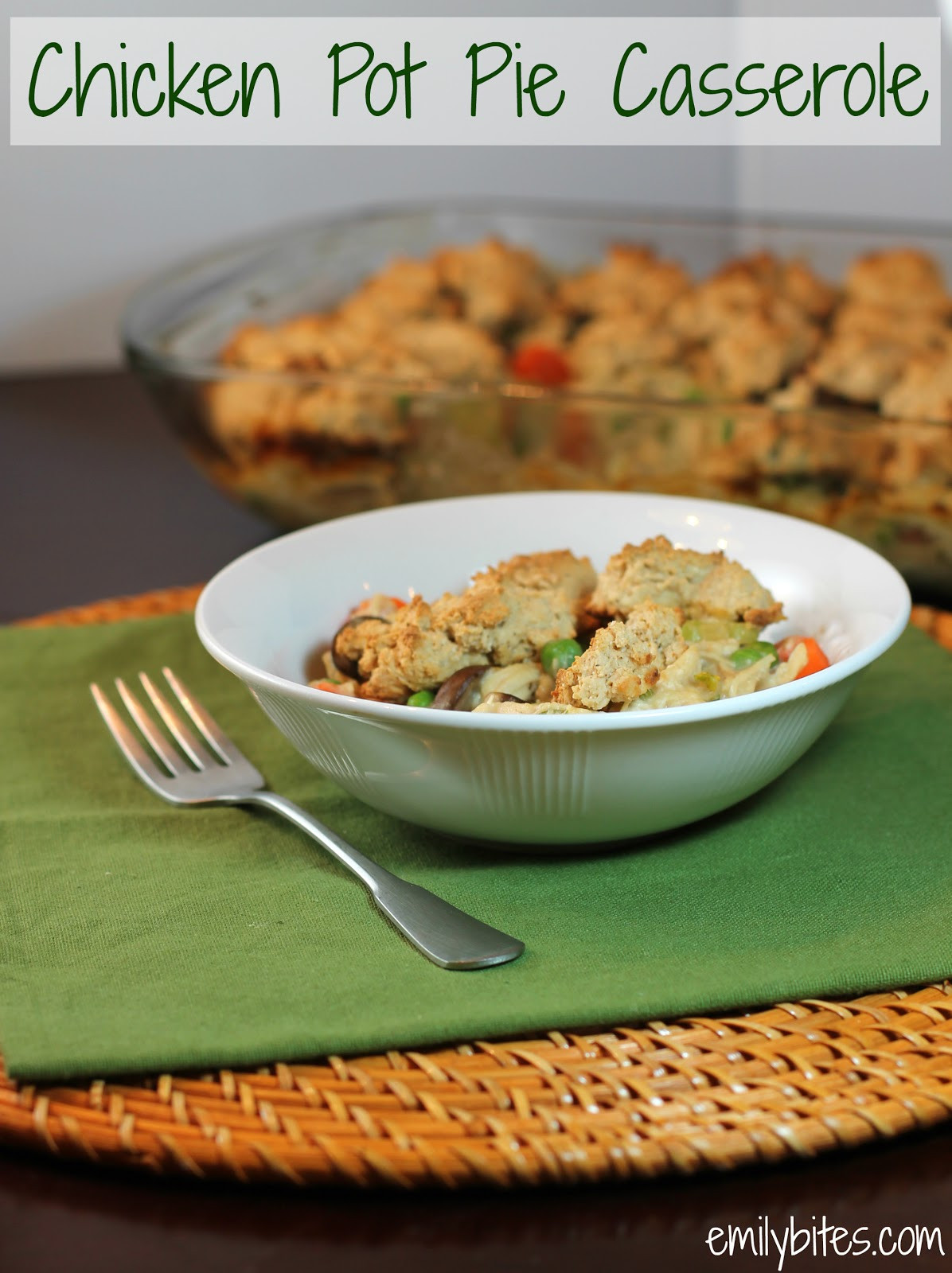 Healthy Chicken Pot Pie Casserole
 Chicken Pot Pie Casserole