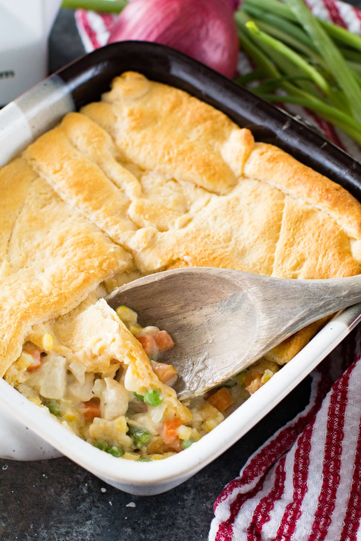 Healthy Chicken Pot Pie Casserole
 Easy Chicken Pot Pie Casserole Julie s Eats & Treats