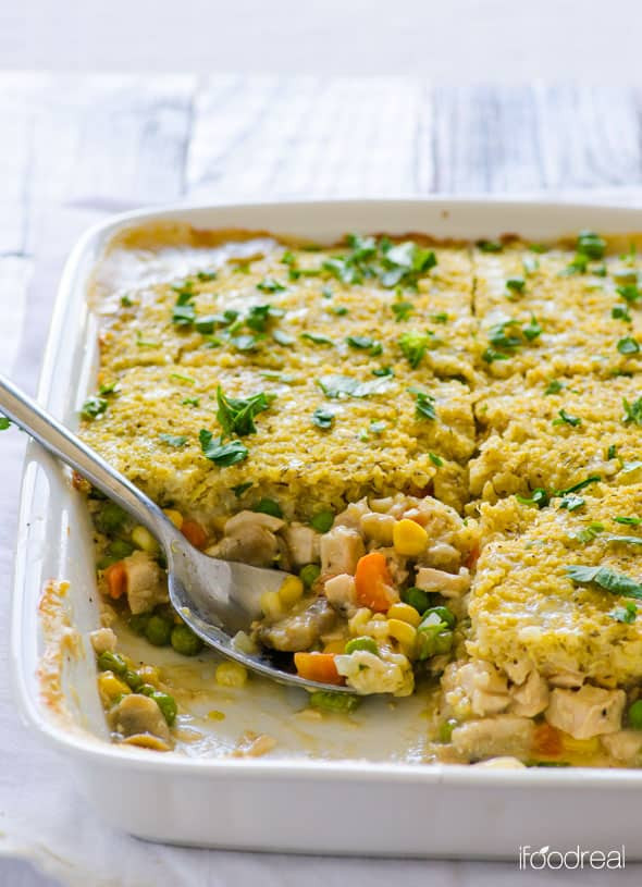 Healthy Chicken Pot Pie Casserole
 Quinoa Chicken Pot Pie Recipe iFOODreal Healthy Family