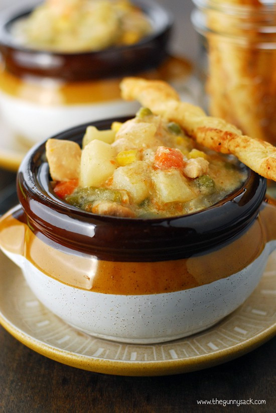 Healthy Chicken Pot Pie Crock Pot
 Slow Cooker Chicken Pot Pie Soup Recipe The Gunny Sack