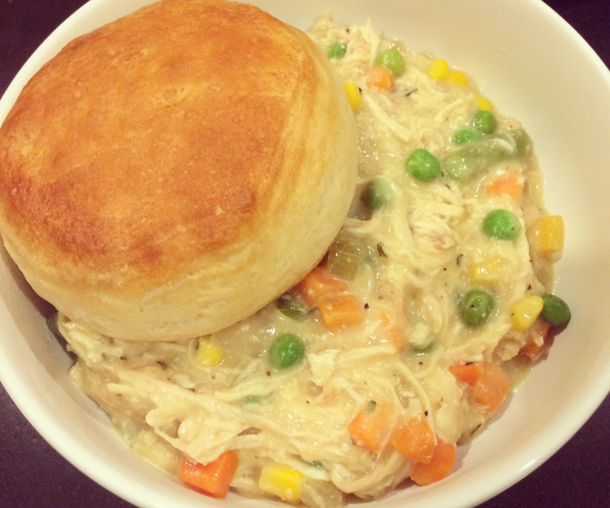 Healthy Chicken Pot Pie Crock Pot
 Crock Pot Chicken Pot Pie Biscuits In Ideal Slow Cooker