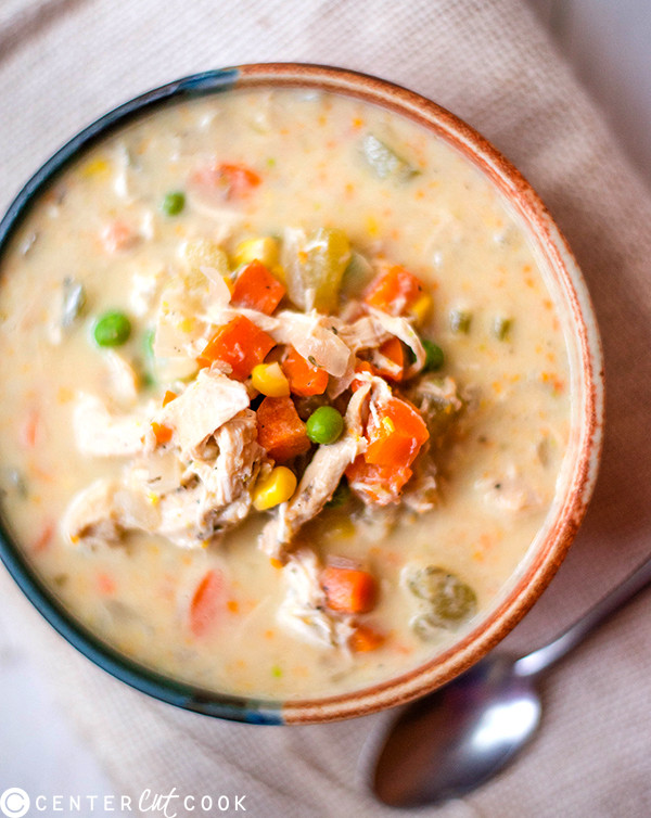 Healthy Chicken Pot Pie Recipe
 Slow Cooker Healthy Chicken Pot Pie Stew Recipe