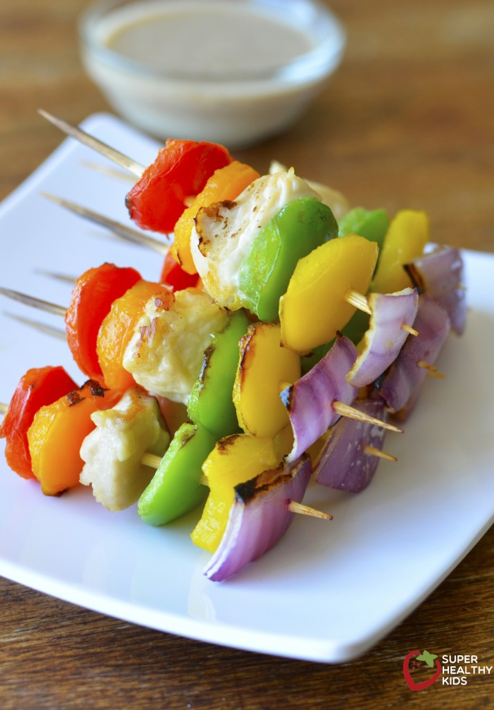Healthy Chicken Recipes For Kids
 Chicken Kabobs with Asian Dipping Sauce