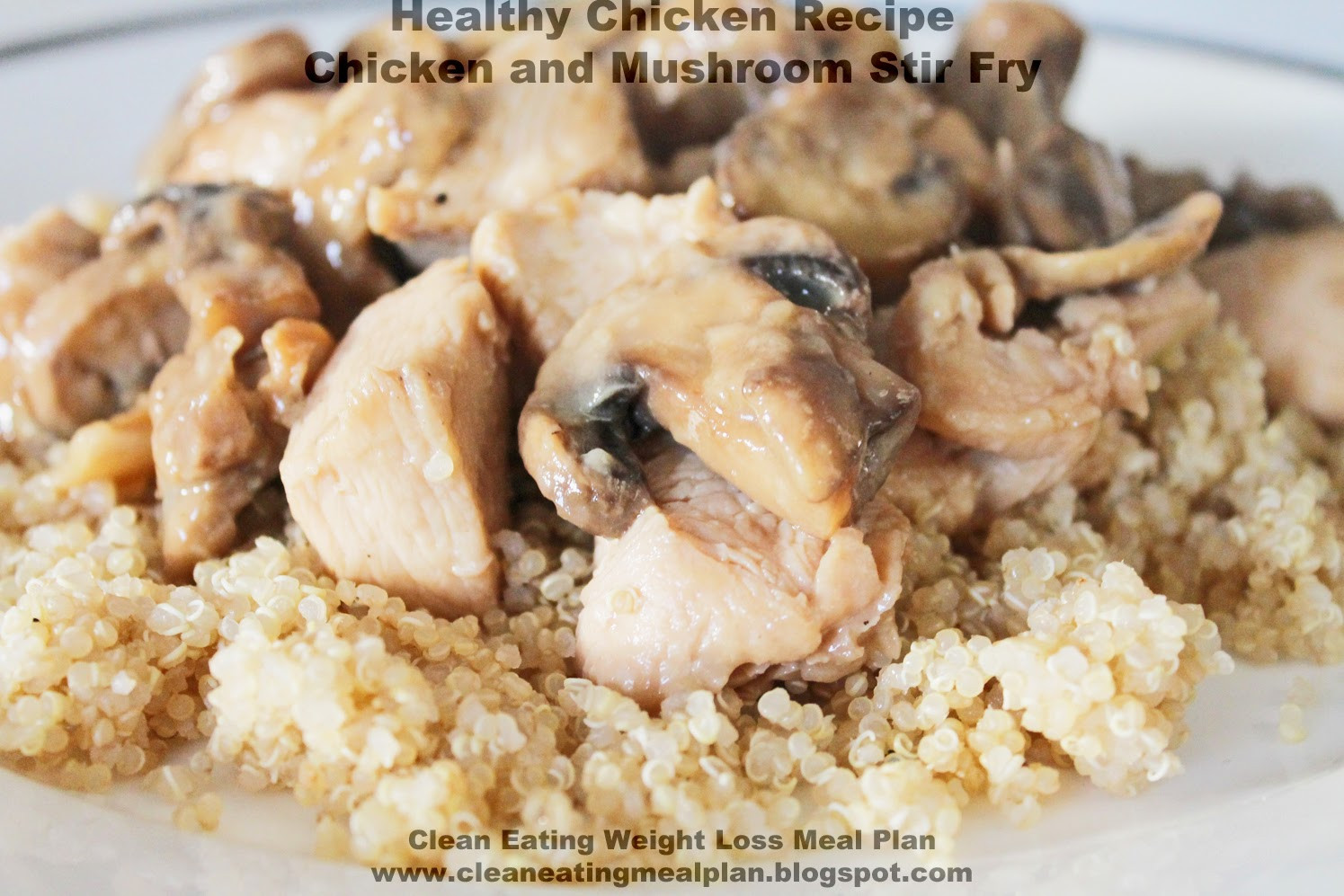 Healthy Chicken Recipes For Weight Loss
 Healthy Chicken Recipe Chicken and Mushroom Stir Fry