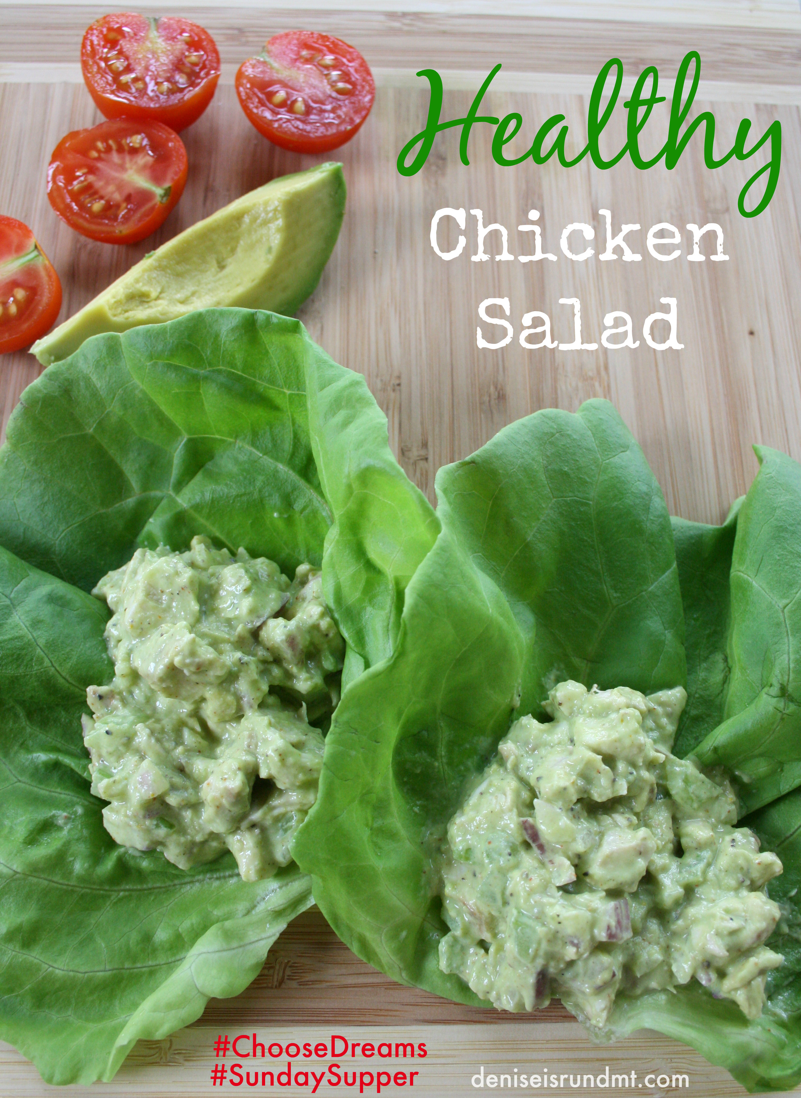 Healthy Chicken Salad
 Healthy Chicken Salad SundaySupper ChooseDreams Run DMT