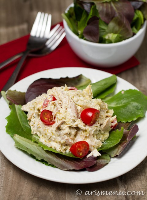 Healthy Chicken Salad Recipe No Mayo
 pesto chicken salad no mayo