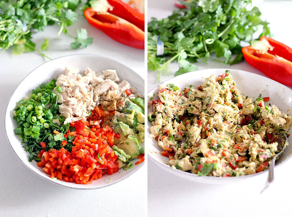 Healthy Chicken Salad Recipe No Mayo
 Fiesta Chicken Salad No Mayo Dairy Free