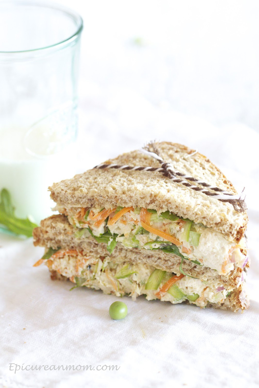 Healthy Chicken Salad Sandwich
 Epicurean Mom Healthy Chicken Salad Sandwich Recipe