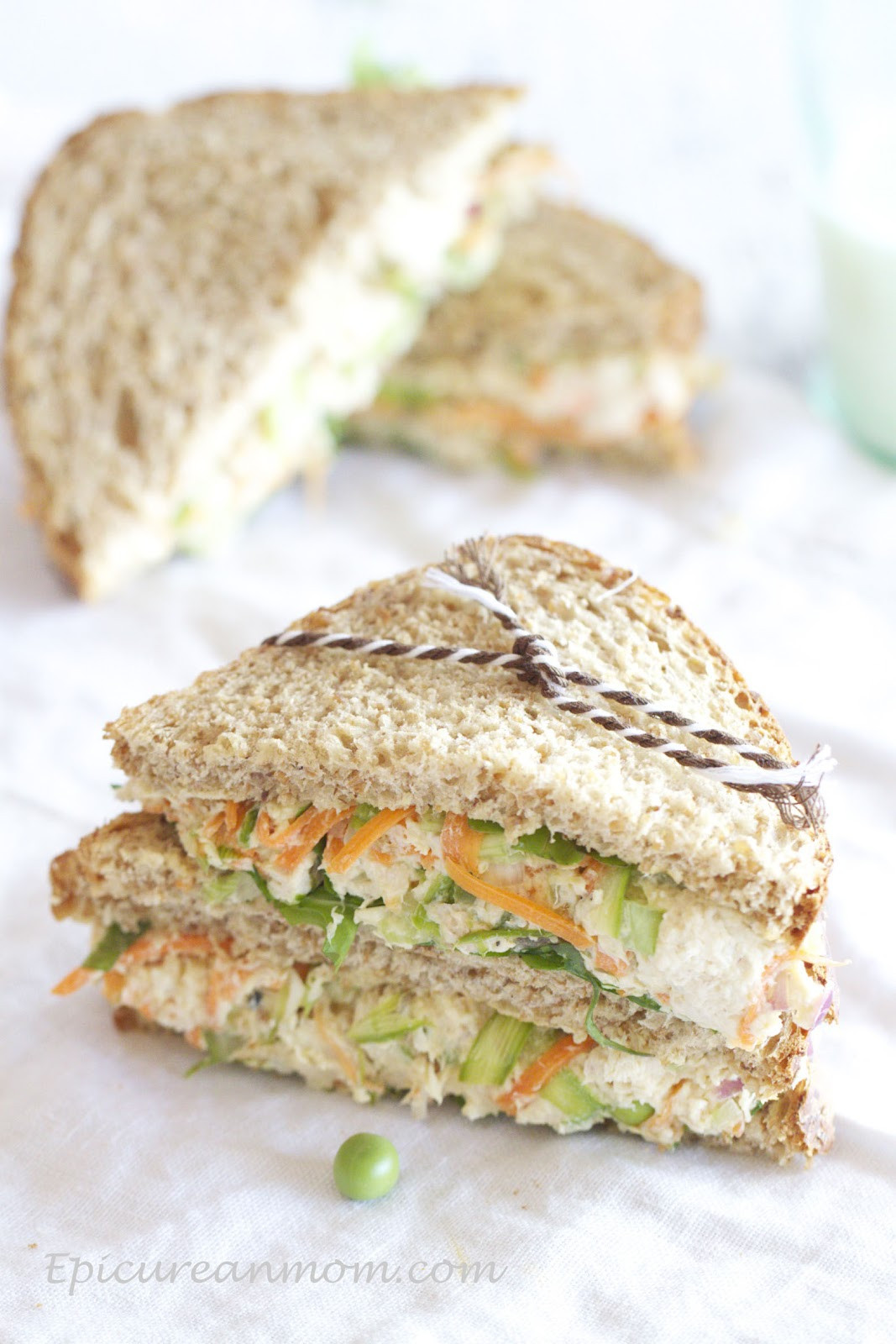 Healthy Chicken Salad Sandwich Recipe
 Epicurean Mom Healthy Chicken Salad Sandwich Recipe