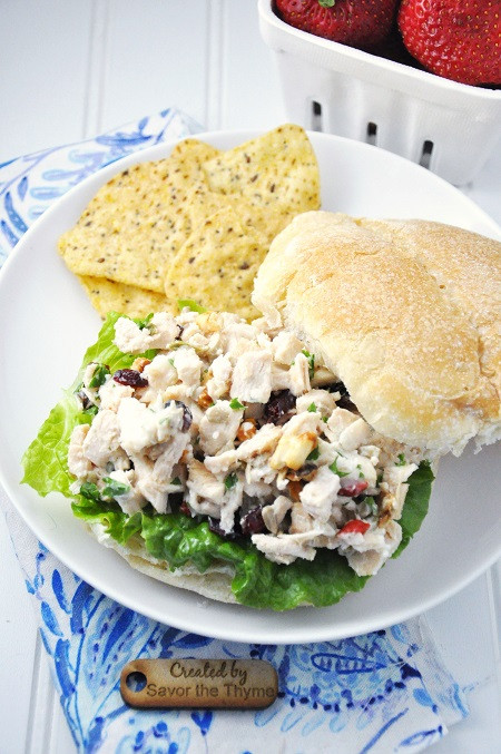 Healthy Chicken Salad Sandwich Recipe
 Crunchy & Healthy Chicken Salad Sandwich Recipe with Salad