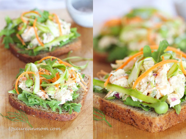 Healthy Chicken Salad Sandwich Recipe
 Epicurean Mom Healthy Chicken Salad Sandwich Recipe