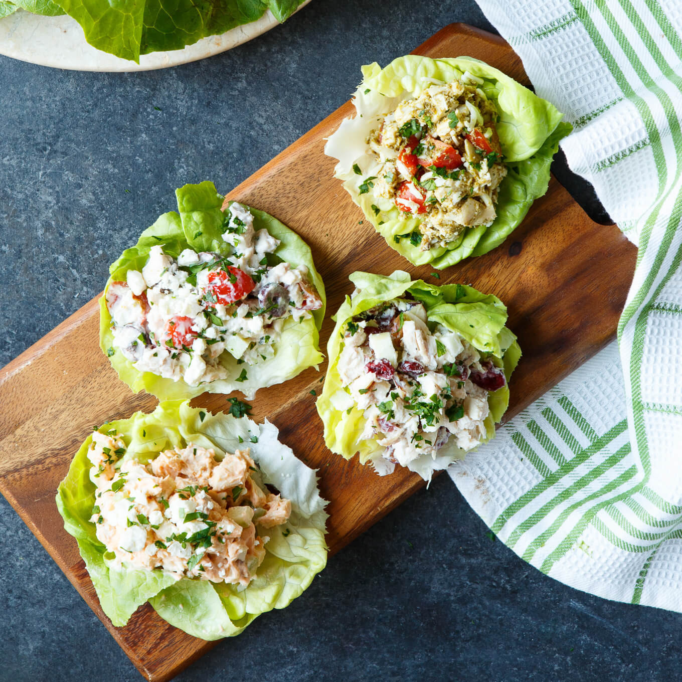 Healthy Chicken Salad
 Four Healthy Chicken Salad Lettuce Wraps d Appetite