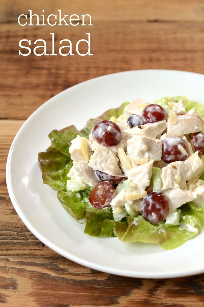 Healthy Chicken Salad With Grapes
 Chicken Salad with Grapes and Almonds Recipe