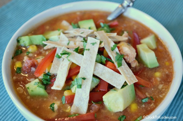 Healthy Chicken Soup Crock Pot
 Crock Pot Healthy Chicken Tortilla Soup Crock Pot La s