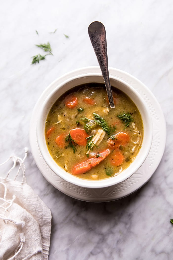 Healthy Chicken Soup Slow Cooker
 Slow Cooker Hearty Chicken Soup Half Baked Harvest