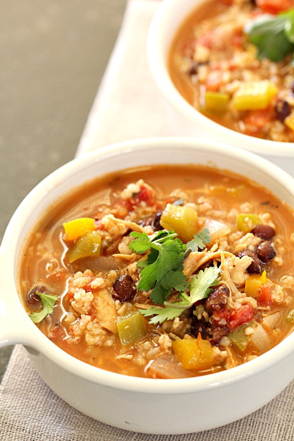 Healthy Chicken Soup Slow Cooker
 Slow Cooker Healthy Chicken Fajita Soup