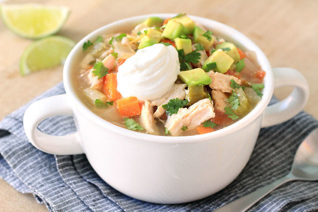 Healthy Chicken Soup
 Healthy Slow Cooker Recipes Mexican Chicken Soup Green
