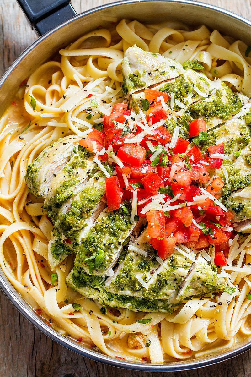 Healthy Chicken Spaghetti Recipe
 41 Low Effort and Healthy Dinner Recipes — Eatwell101