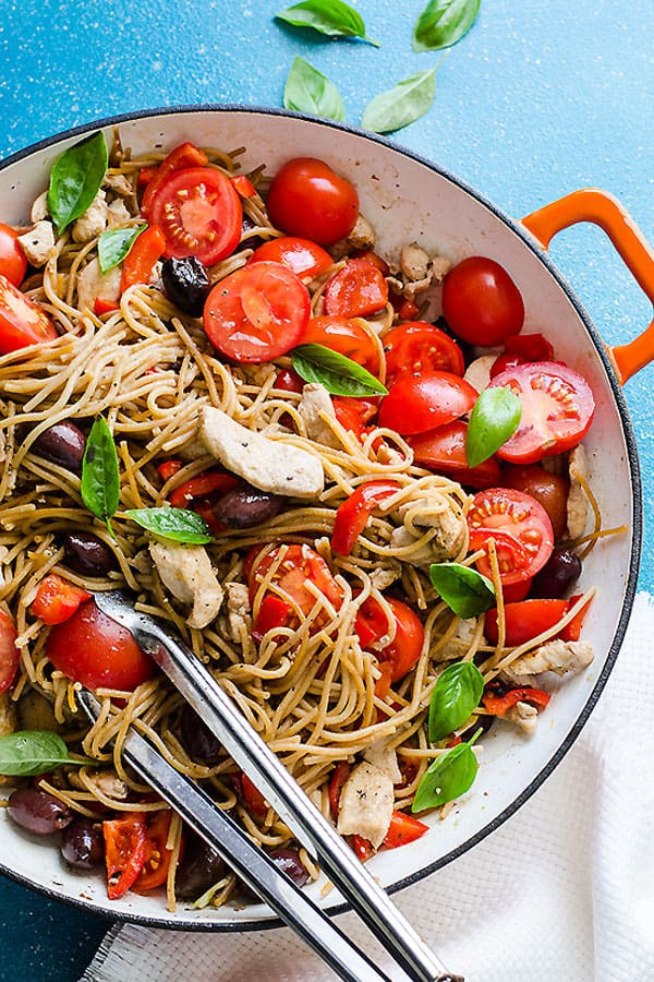 Healthy Chicken Spaghetti Recipe
 Chicken and Whole Wheat Spaghetti Recipe iFOODreal