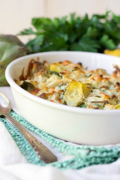 Healthy Chicken Spinach Casserole
 Healthy Spinach Artichoke Chicken Casserole