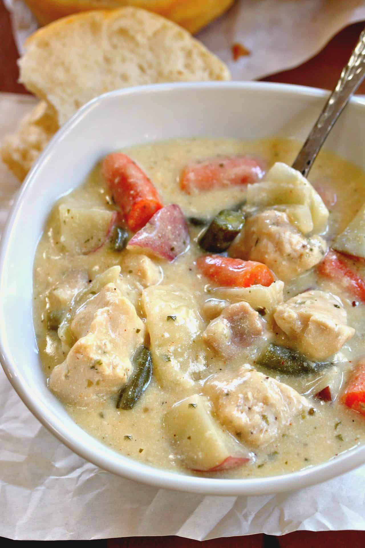 Healthy Chicken Stew Crock Pot
 Crock Pot Creamy Chicken Stew The Cozy Cook