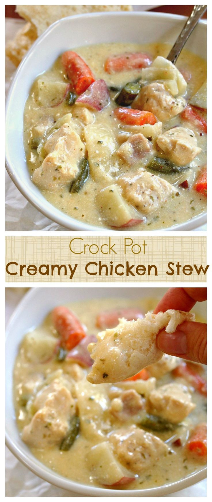 Healthy Chicken Stew Crock Pot Recipe
 1000 ideas about Healthy Crock Pot Meals on Pinterest