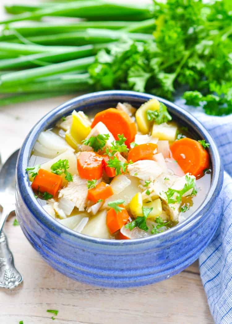 Healthy Chicken Stew Recipes
 Healthy Slow Cooker Chicken Stew The Seasoned Mom