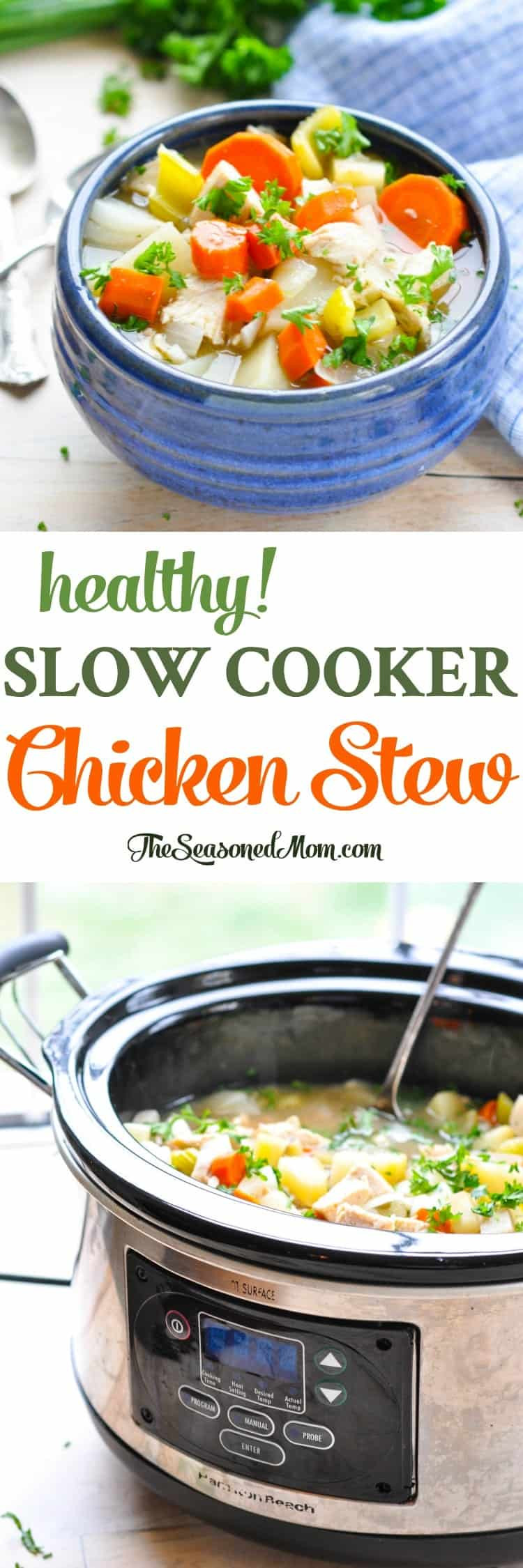 Healthy Chicken Stew Slow Cooker
 Healthy Slow Cooker Chicken Stew The Seasoned Mom