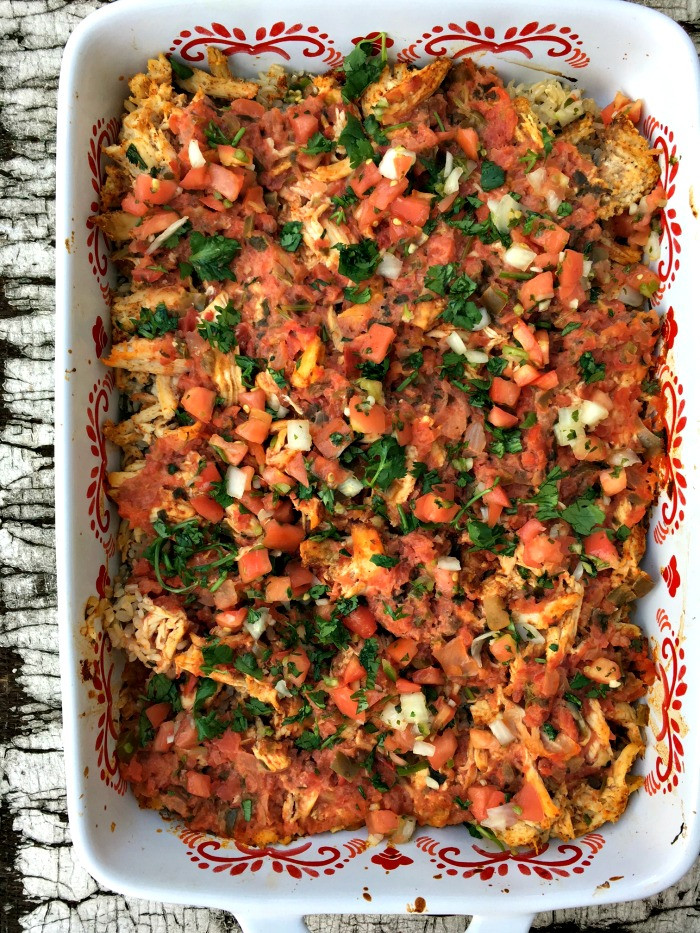 Healthy Chicken Taco Casserole
 Healthy chicken taco casserole A Life From Scratch