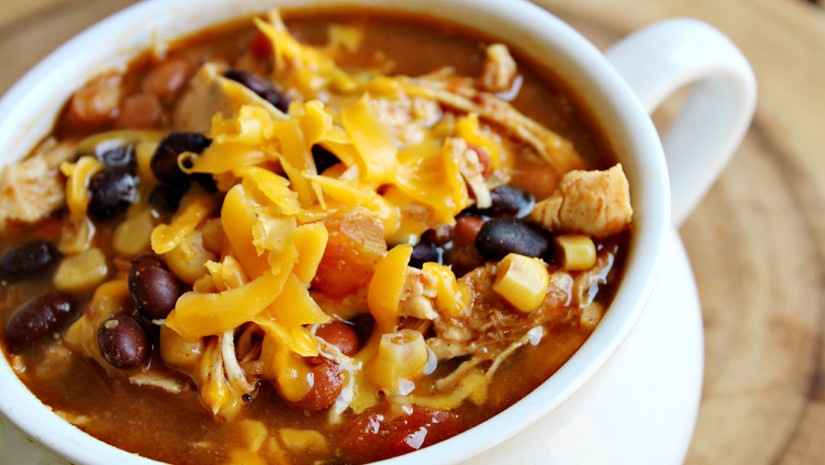 Healthy Chicken Taco Soup
 Chicken Taco Soup