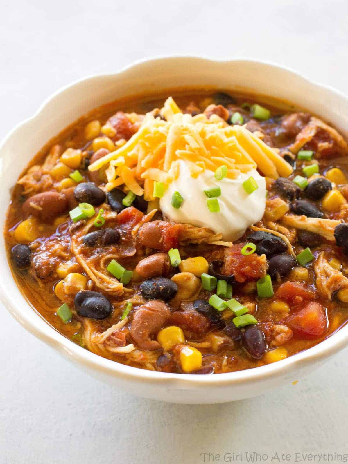 Healthy Chicken Taco Soup
 Chicken Taco Soup