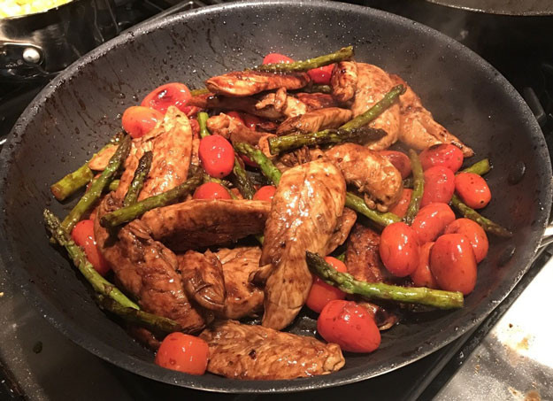 Healthy Chicken Tenders
 Healthy Chicken Tenders Recipe With Asparagus & Tomatoes