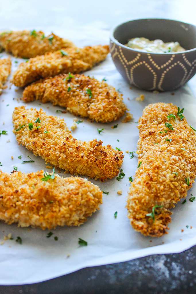 Healthy Chicken Tenders Panko
 panko oven fried chicken