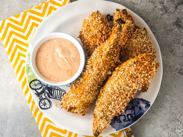 Healthy Chicken Tenders Panko
 Buffalo Ranch Panko Baked Chicken Tenders Slender Kitchen