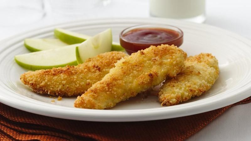 Healthy Chicken Tenders Panko
 Oven Fried Chicken Tenders recipe from Betty Crocker