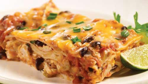 Healthy Chicken Tortilla Casserole
 Easy Healthy Casserole Recipe Cheese topped Chicken