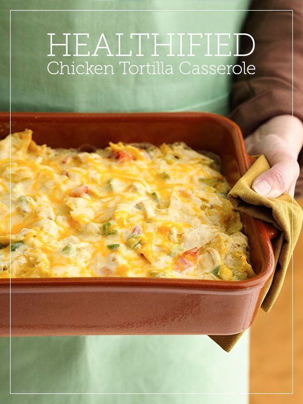 Healthy Chicken Tortilla Casserole
 Healthy Chicken Tortilla Casserole