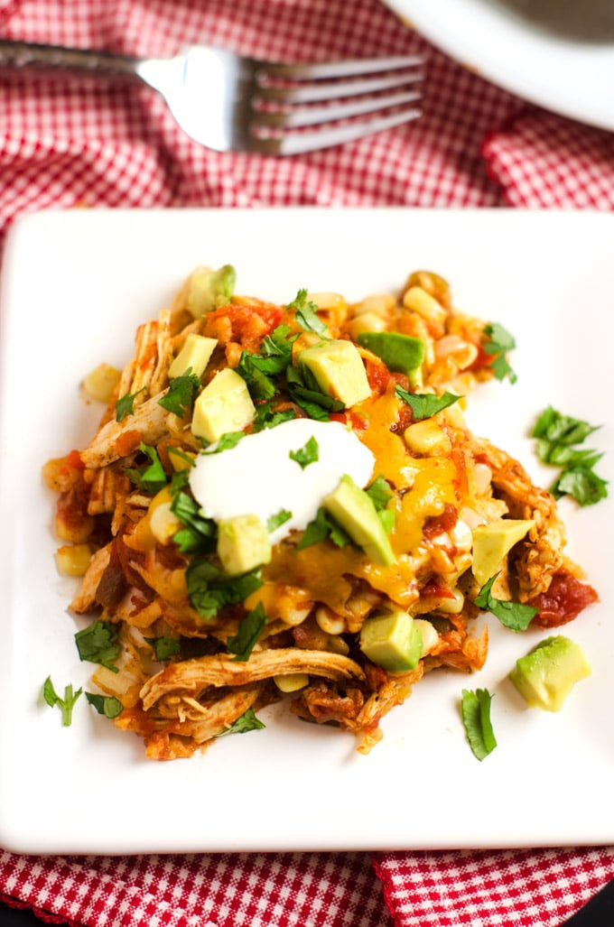 Healthy Chicken Tortilla Casserole
 Slow Cooker Chicken Tortilla Casserole Wendy Polisi