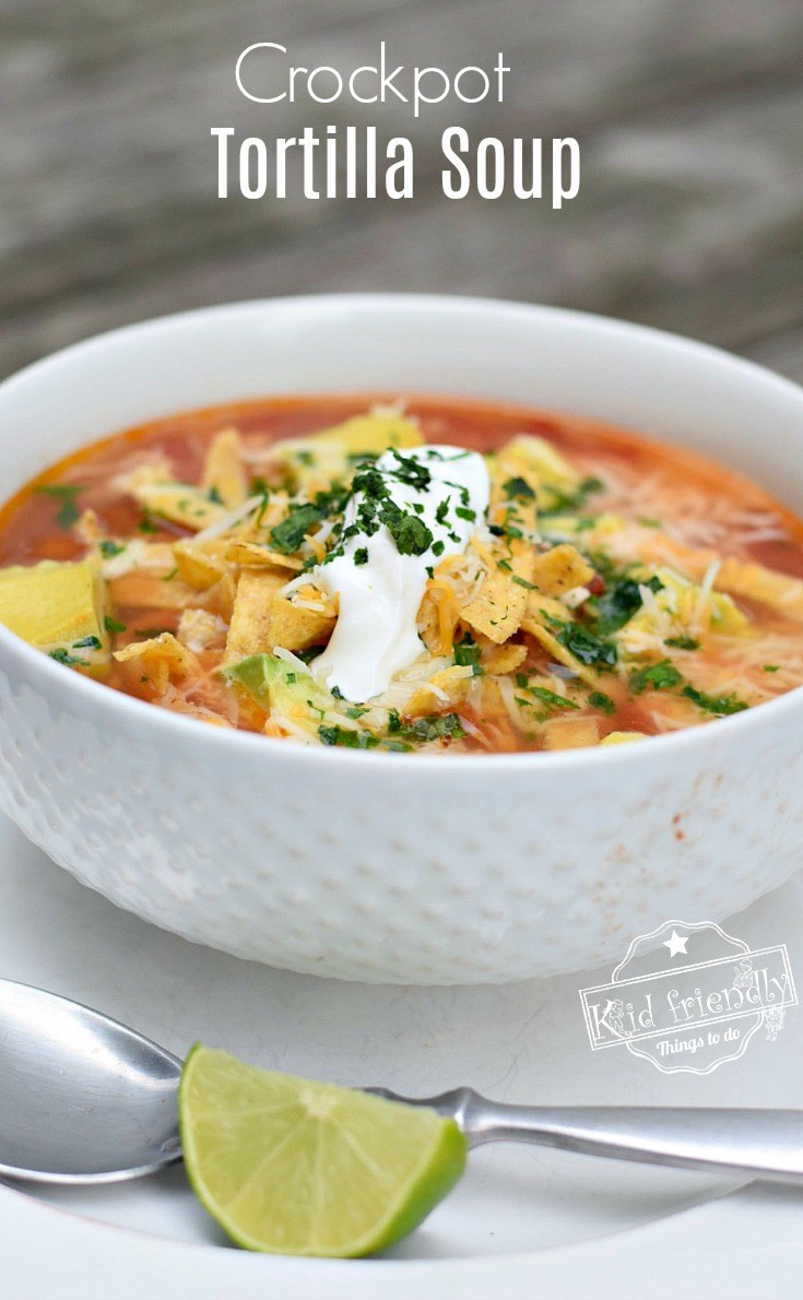 Healthy Chicken Tortilla Soup Recipe
 Easy and Healthy Slow Cooker Chicken Tortilla Soup Recipe