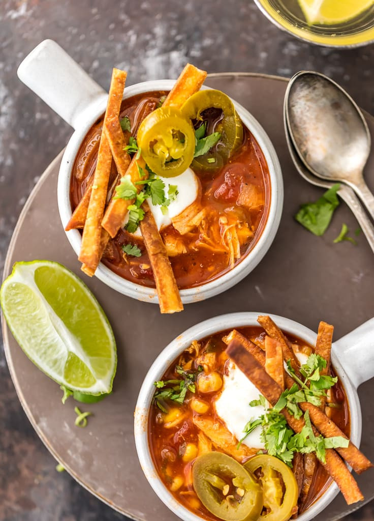 Healthy Chicken Tortilla Soup Recipe
 Slow Cooker Chicken Tortilla Soup Healthy Chicken