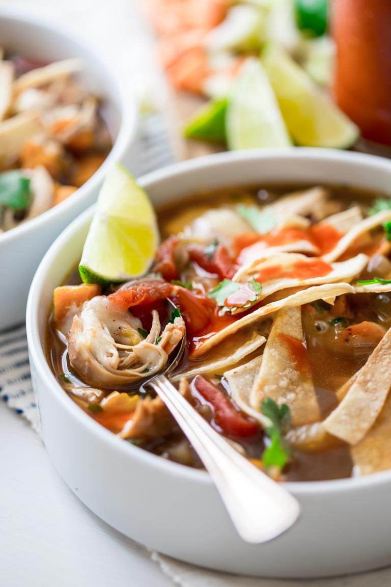 Healthy Chicken Tortilla Soup Slow Cooker
 slow cooker chicken tortilla soup Healthy Seasonal Recipes