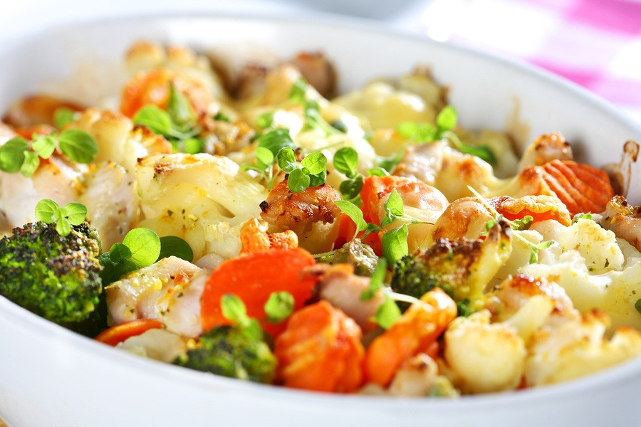 Healthy Chicken Vegetable Casserole
 Chicken and Ve able Casserole