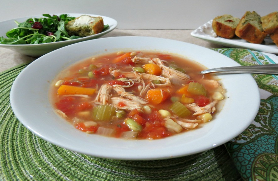 Healthy Chicken Vegetable Soup Recipe
 Chicken Ve able Soup Weekly Recap