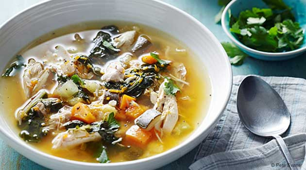 Healthy Chicken Vegetable Soup Recipe
 Hearty Chicken and Ve able Soup Recipe