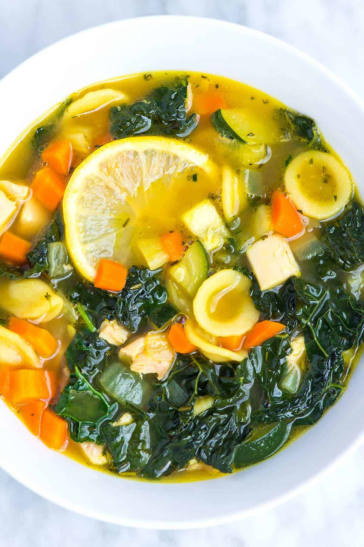 Healthy Chicken Vegetable Soup Recipe
 Lemony Chicken Ve able Soup Recipe